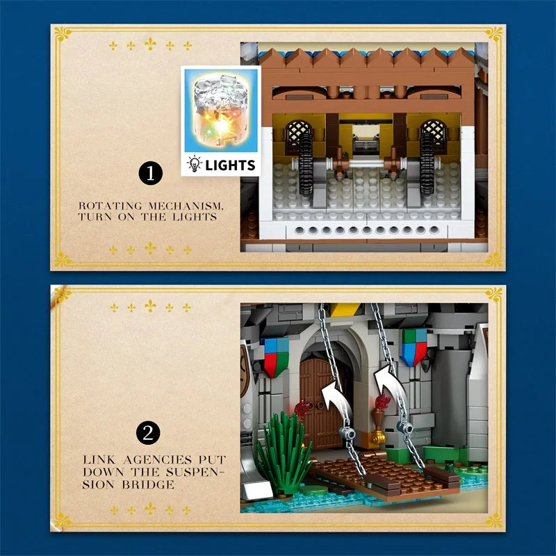 Reobrix 66006 Medieval Castle Building Set