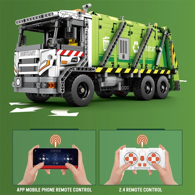 Reobrix 22022 Garbage Truck Building Set
