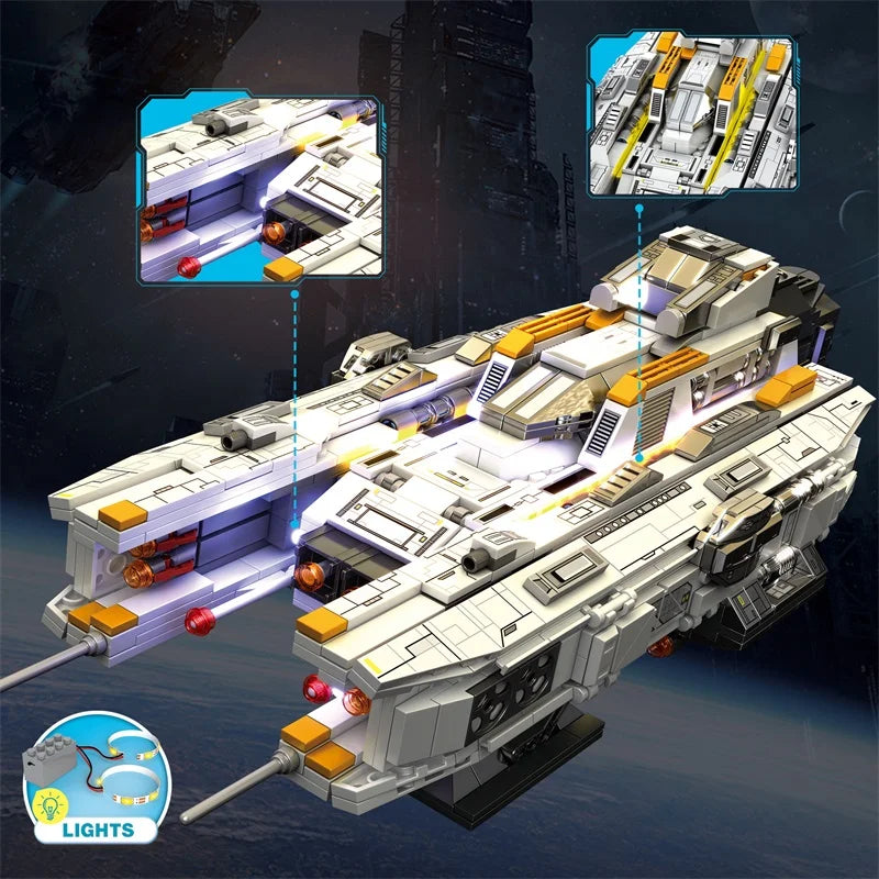 Reobrix 788 Escort Ship Building Blocks Set