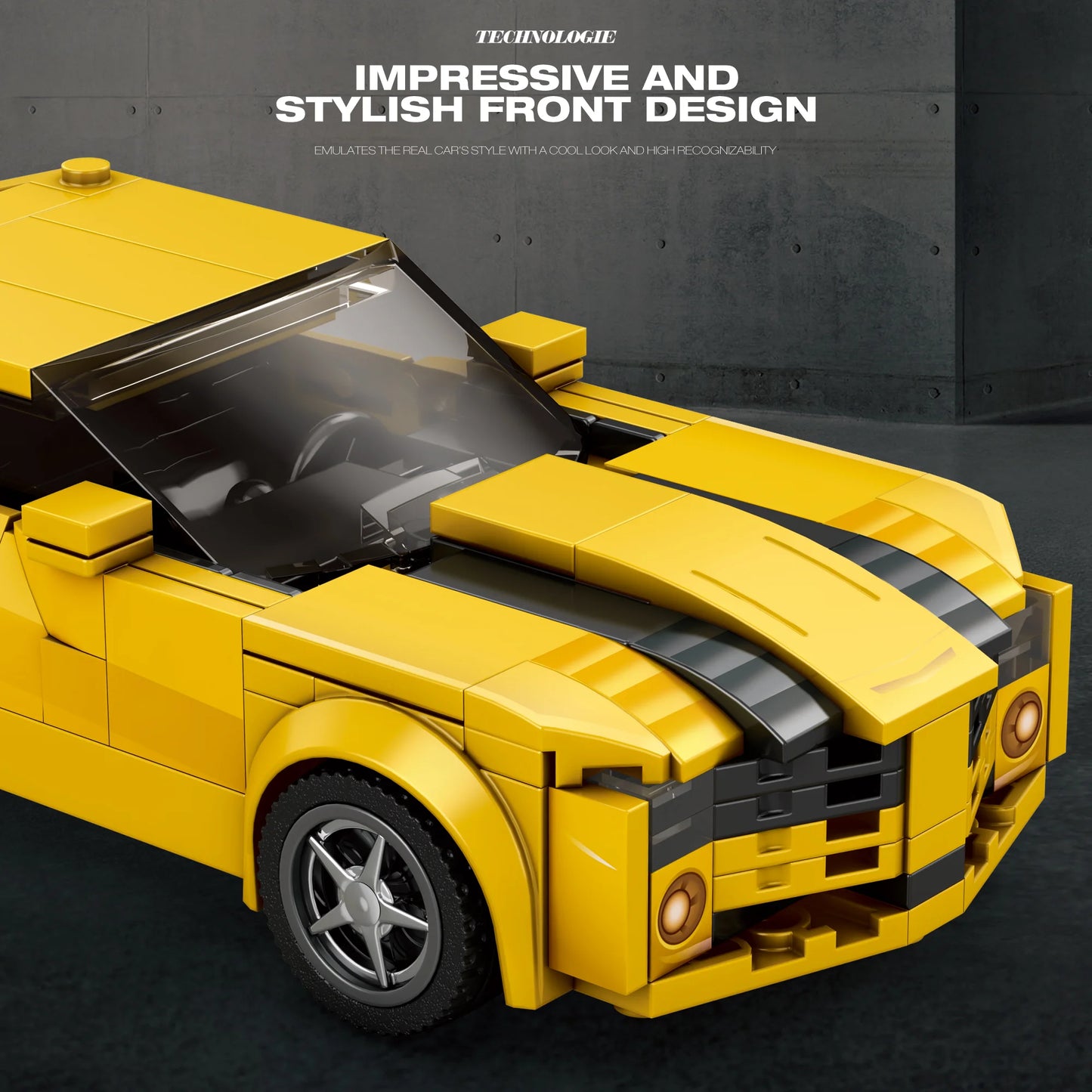 Reobrix 818 Chevrolet Camaro Toy Car Building Set