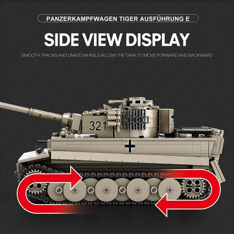 Reobrix 77031 Tiger I Tank