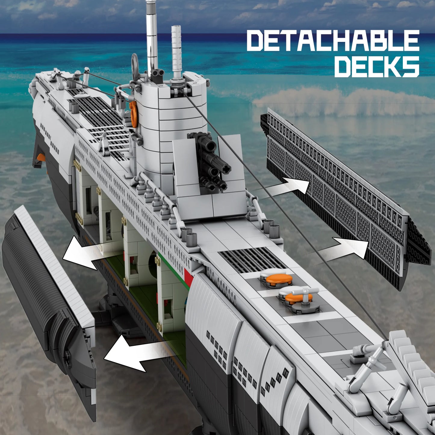 Reobrix 33050 U-Boat Submarine Building Set