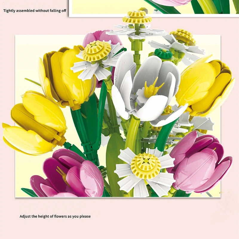 BAKA 33802 Tulip Building Set with Vase