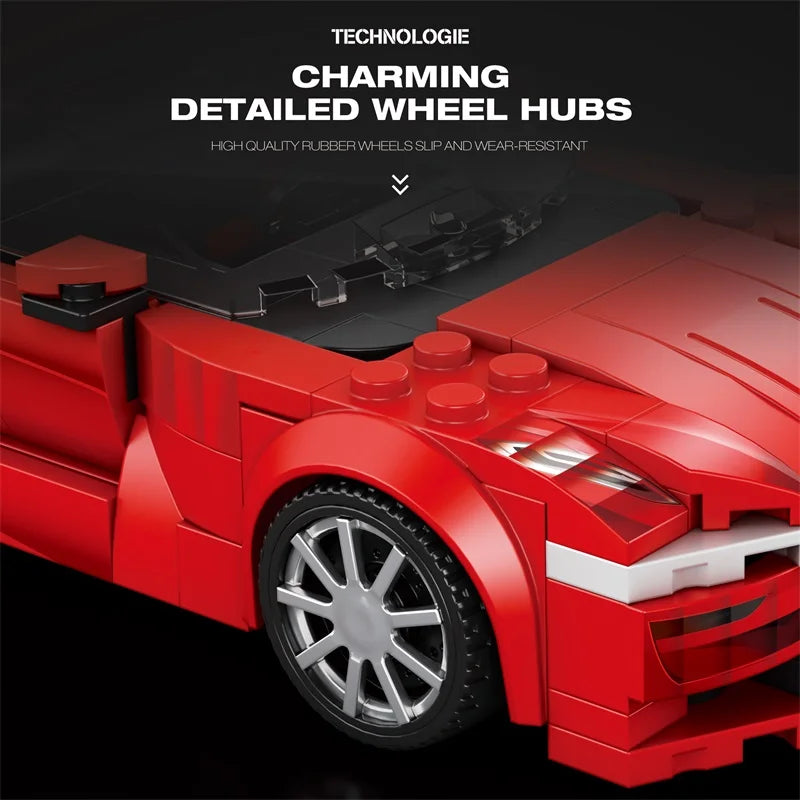 Reobrix 820 Tesla Toy Car Building Set