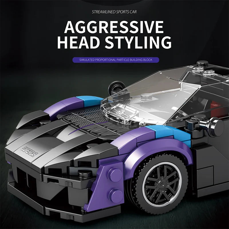 Reobrix 678 McLaren Saber Toy Car Building Set