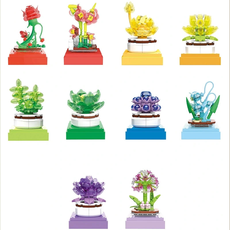 BAKA 33803 Succulent Plants Building Set