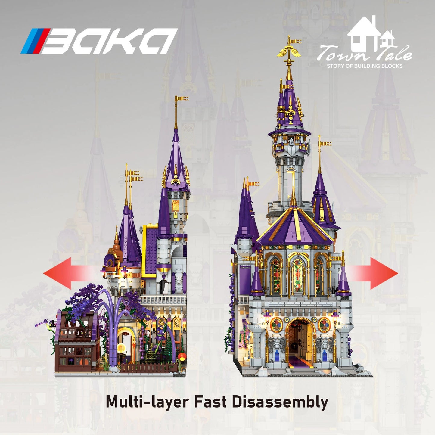 BAKA 33210 Magic Castle Building Set
