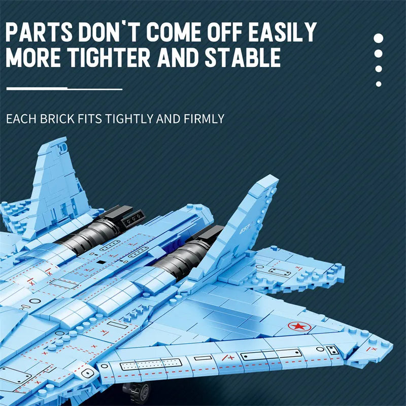 Reobrix 33030 SU-57 Fighter Jet Building Set