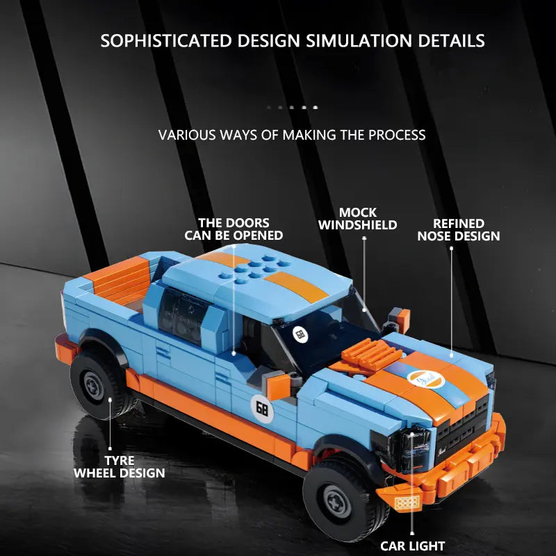 Xbert 66004 F-150 Raptor Car Model Building Set