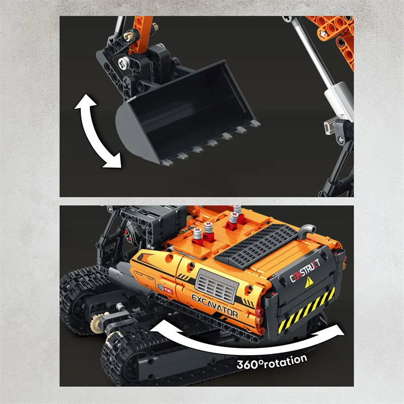 Reobrix 22003 RC Excavator Building Set