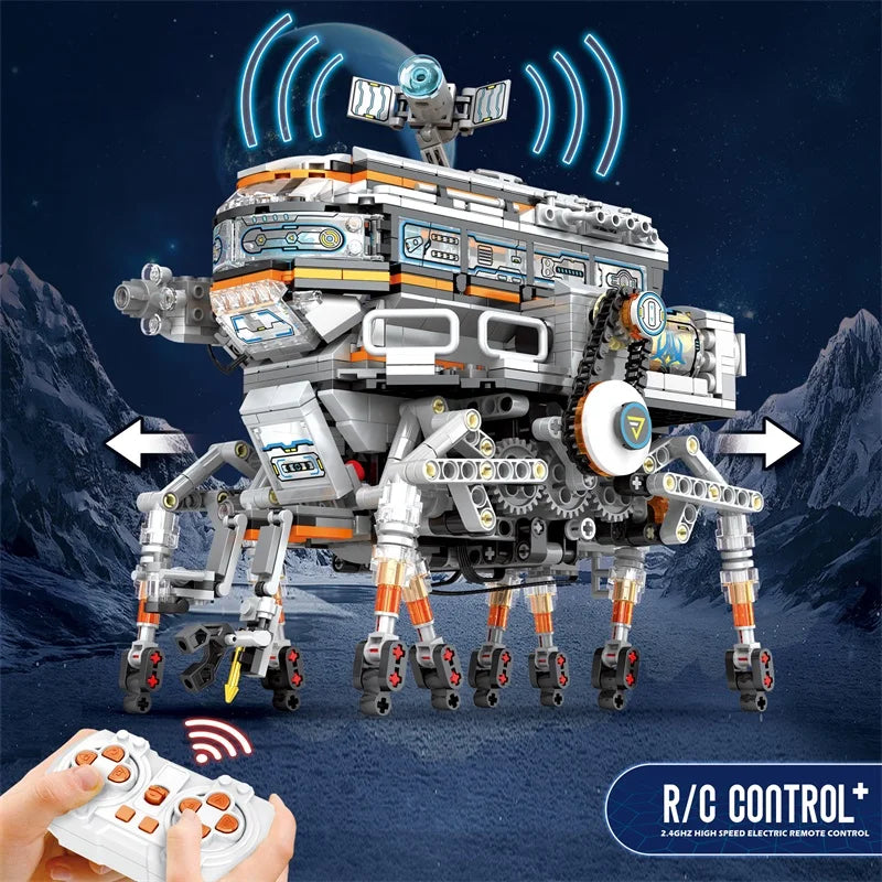 Reobrix 99003 Space Science Station Roving Vehicle Building Set