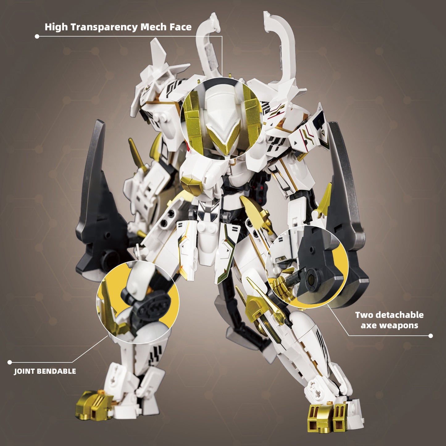 Destroy Warrior Mech SetM, 679 Teile