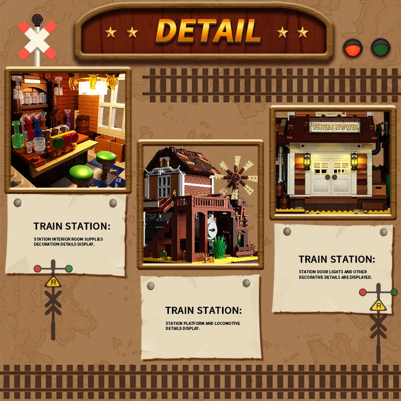 FreeTribe 36001 Western Train Station