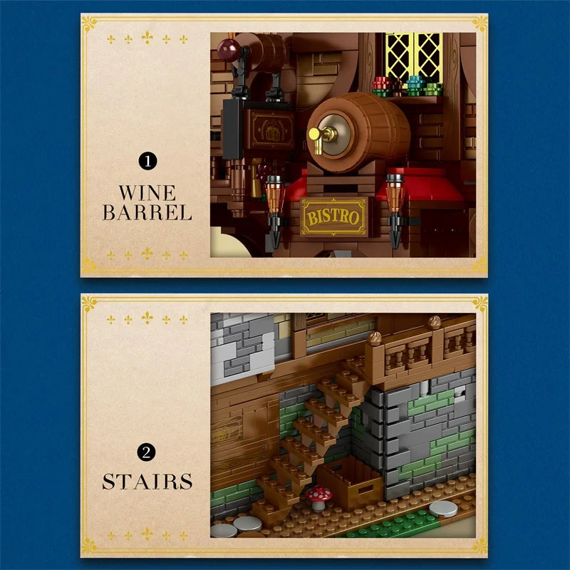 Reobrix 66018 Medieval Tavern Building Set