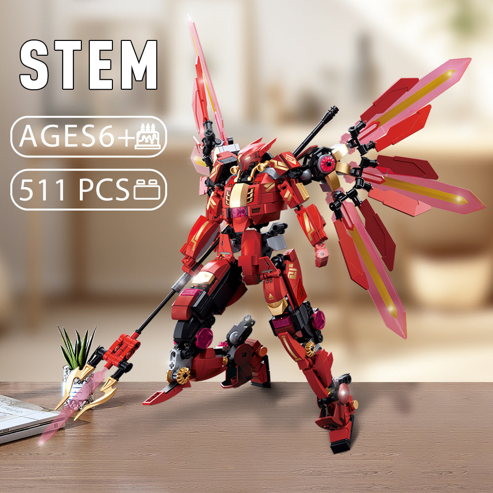 Samurai-Mech-Bausatz, 511 Teile