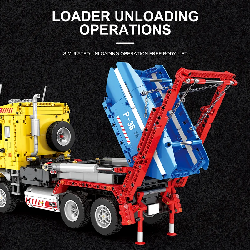 Reobrix 22016 Clamping Blocks MB Arocs Truck Building Set