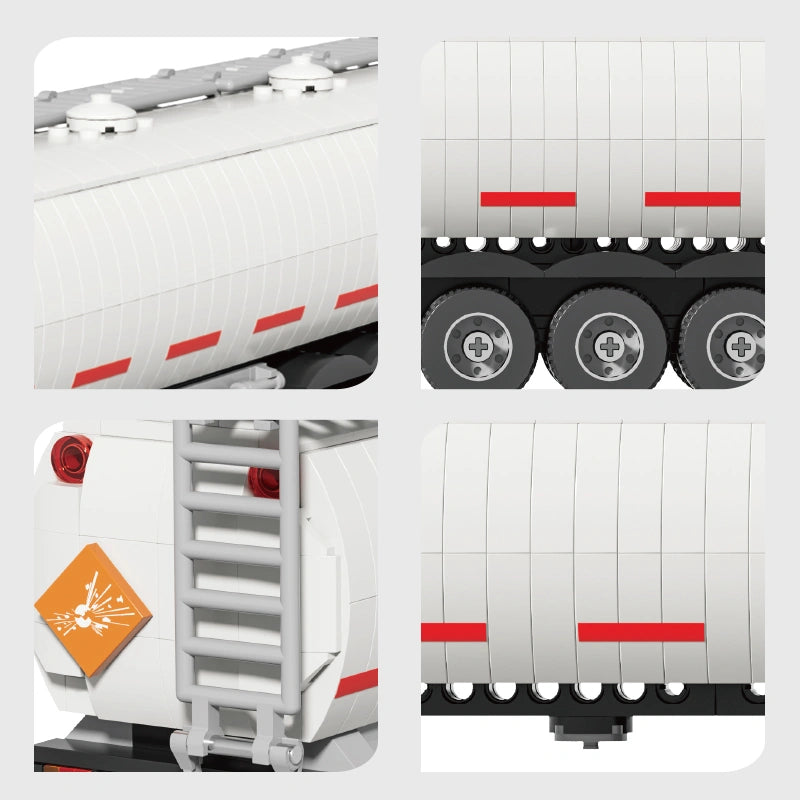 Xbert 66033 Fuel Tank Trailer Building Set