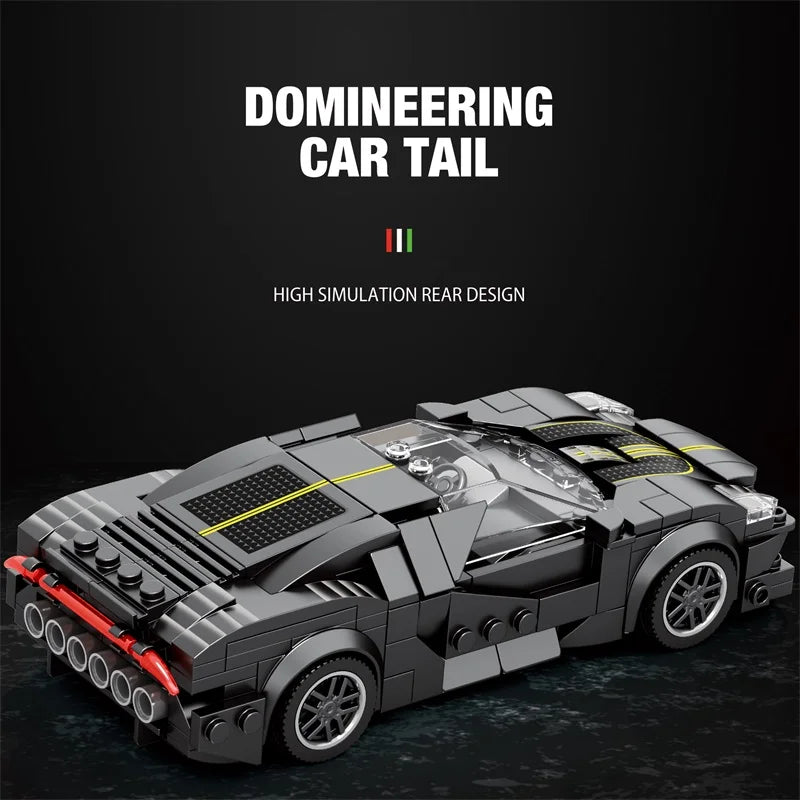 Reobrix 685 Bugatti La Voiture Noire Toy Car Building Set