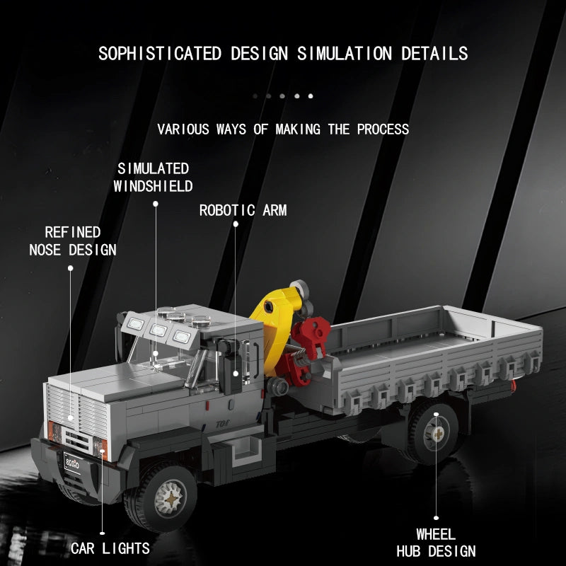 Xbert 66023 Classic Crane Truck Model Building Set