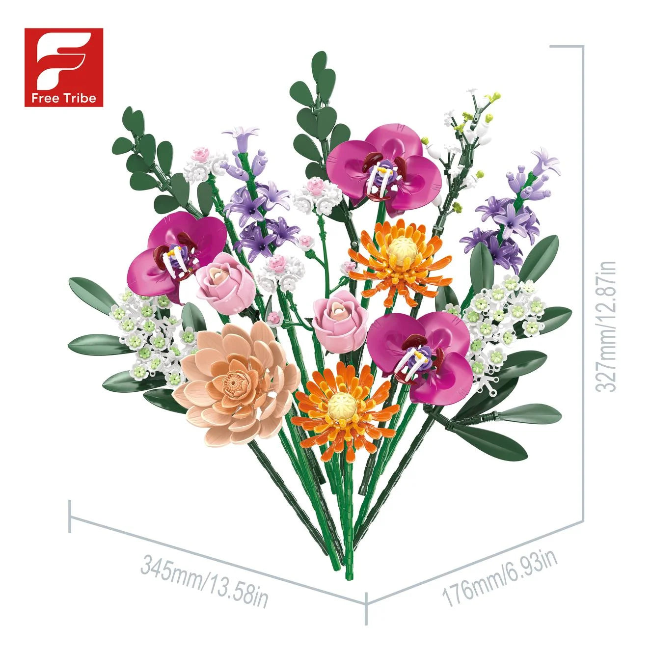 FreeTribe 11032 Mystic Garden Bouquet