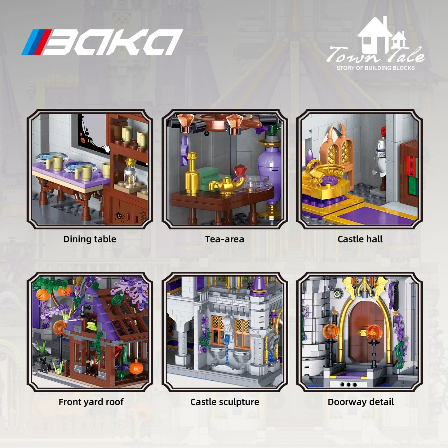 BAKA 33210 Magic Castle Building Set