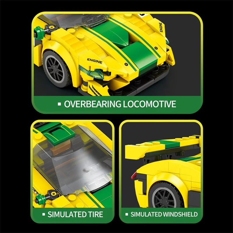Reobrix 677 McLaren P1 GTR 1:24 Toy Car Building Set