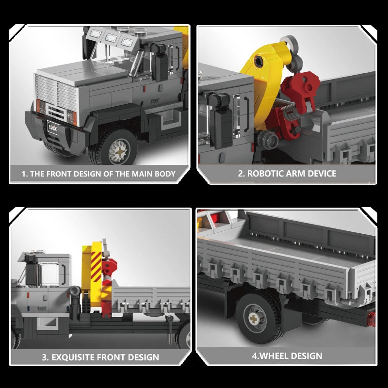 Xbert 66023 Classic Crane Truck Model Building Set