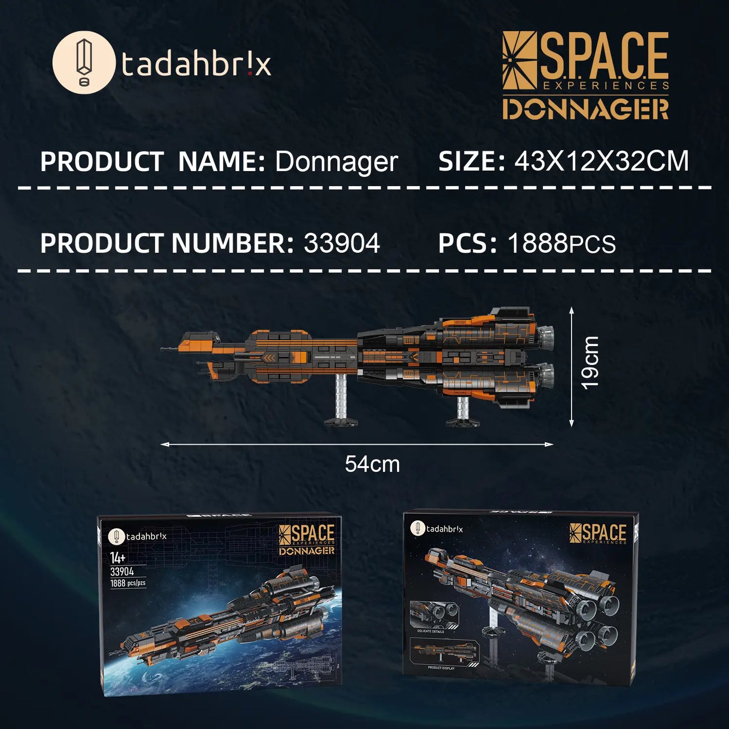 BAKA 33904 Donnager Building Set