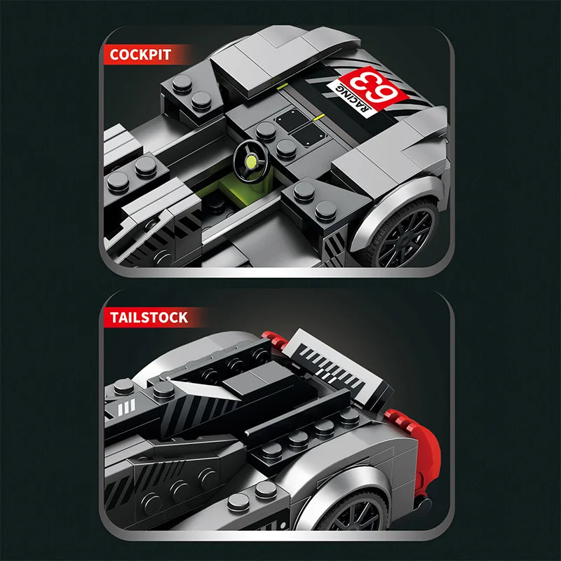 Reobrix 793 Peugeot 9X8 Toy Car Building Set