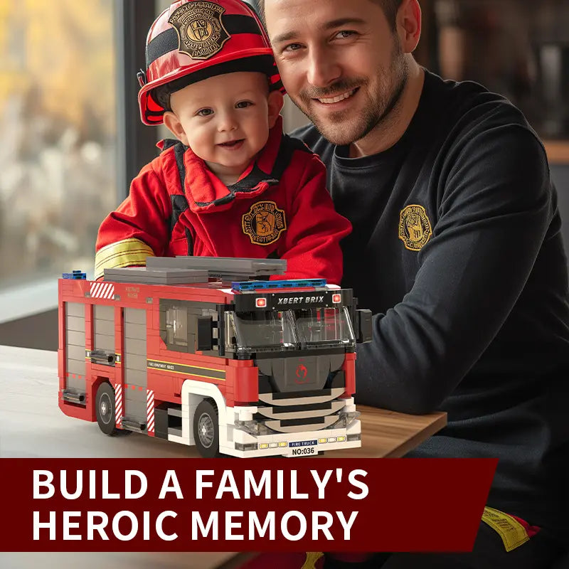 Xbert 66036 Fire Engine Building Set