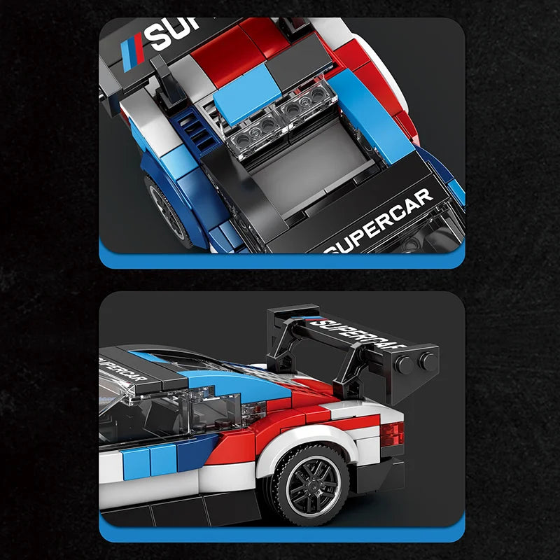 Reobrix 672 BMW M4 GT3 Toy Car Building Set
