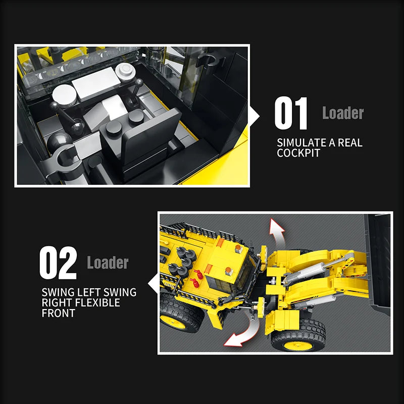 Reobrix 22009 Bulldozer Building Set