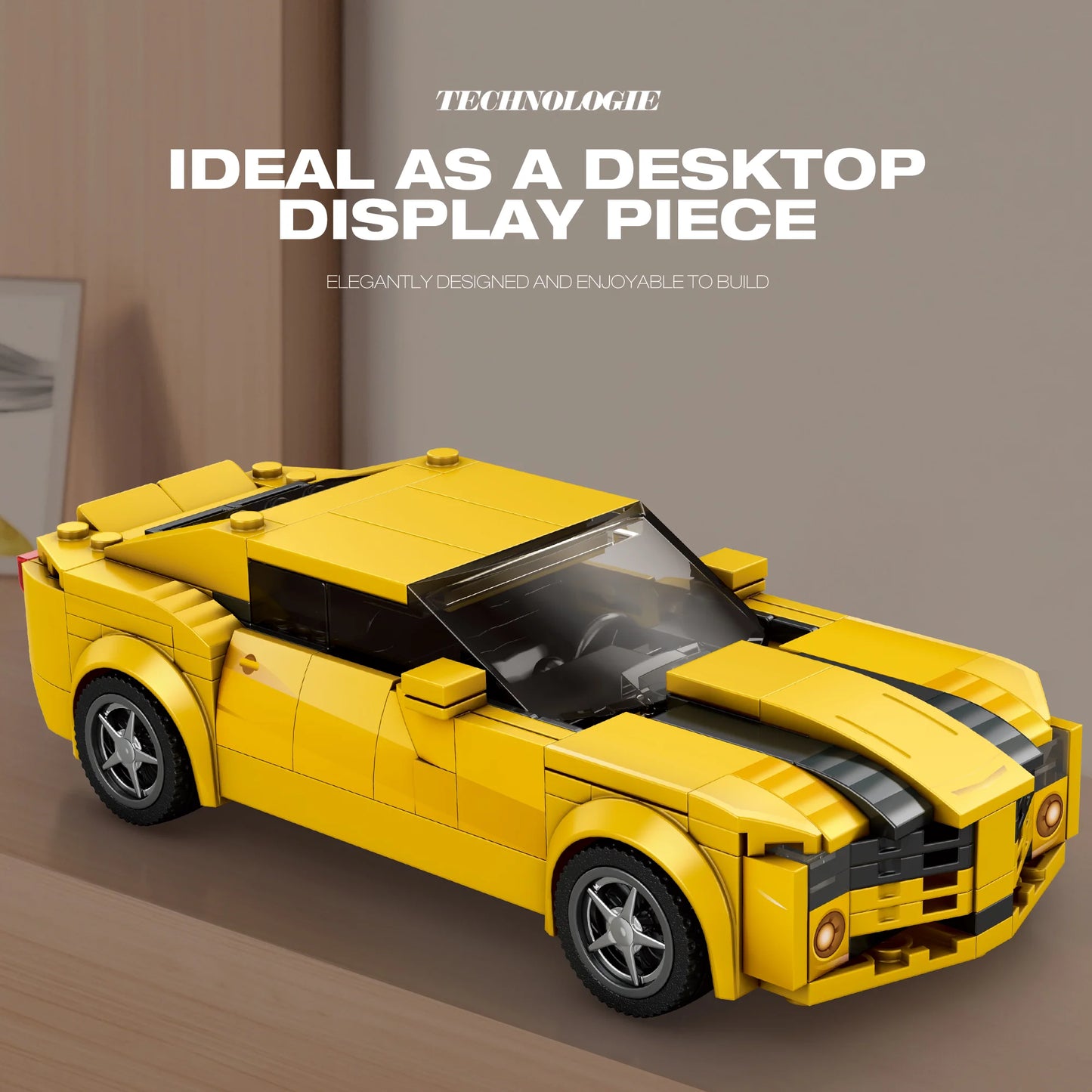 Reobrix 818 Chevrolet Camaro Toy Car Building Set