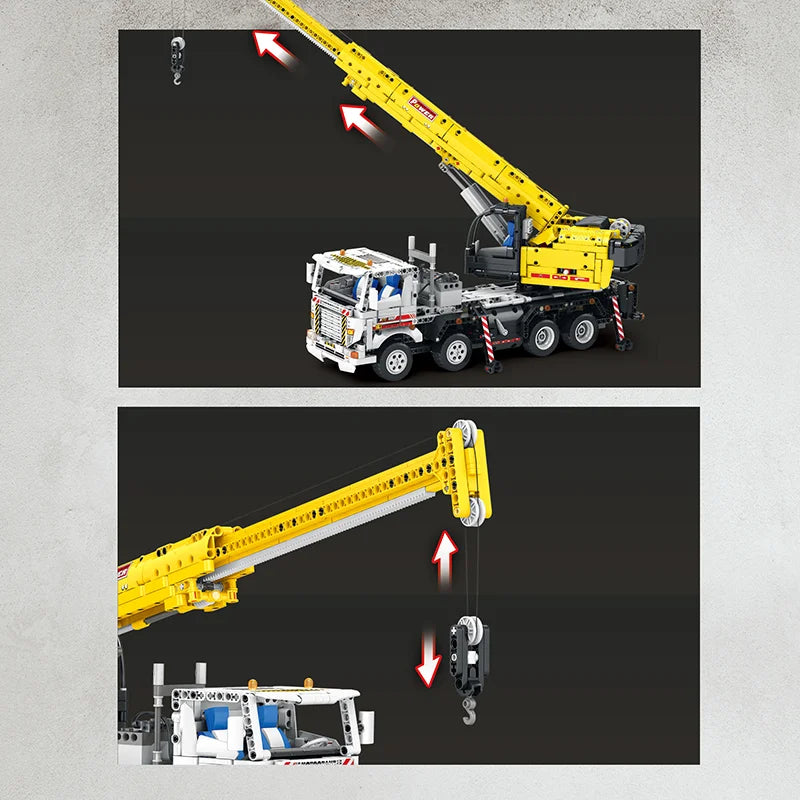 Reobrix 22007 Mechanical Construction Truck Model Building Set