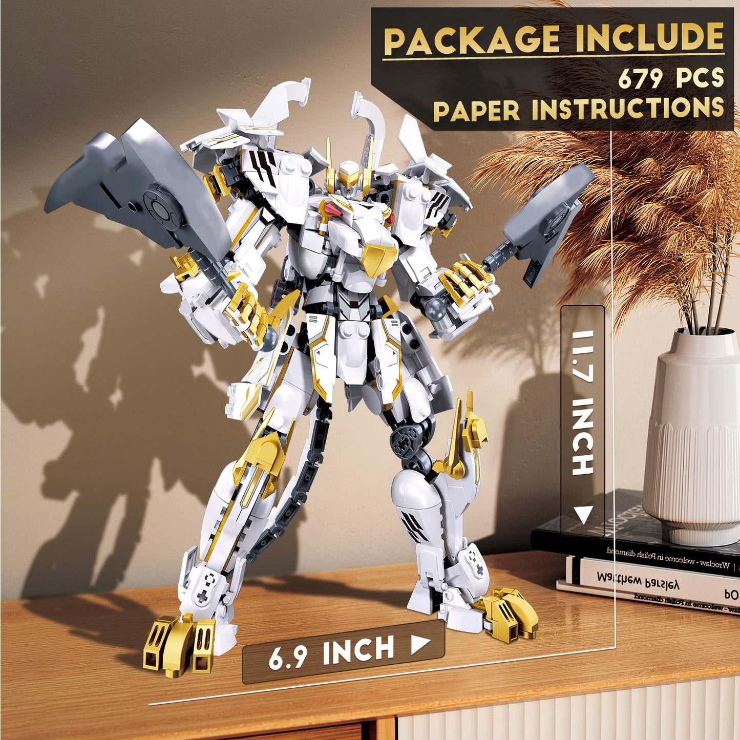 Destroy Warrior Mech SetM, 679 Teile