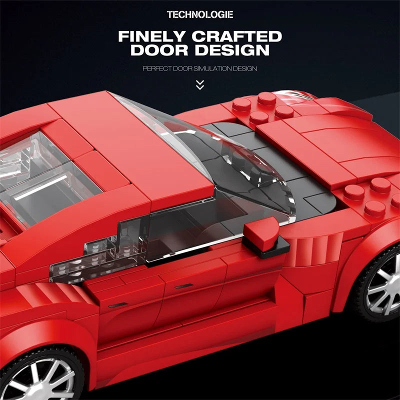 Reobrix 820 Tesla Toy Car Building Set