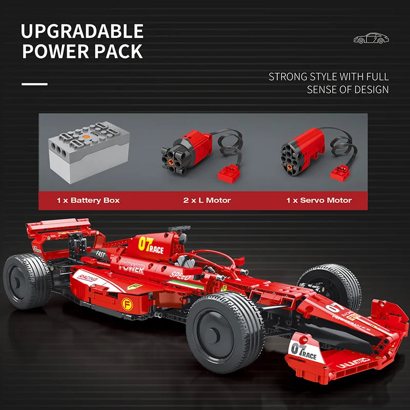 Reobrix 11007 Ferrari F1 Toy Car Building Blocks