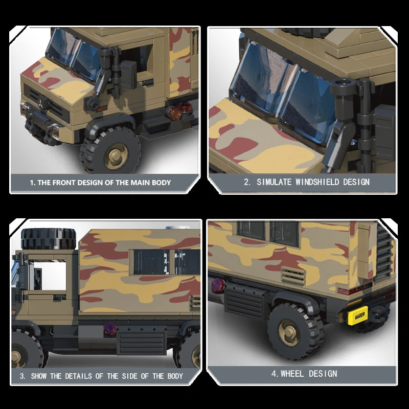 Xbert 66009 Off-Road Vehicle U4000 Car Model Building Set