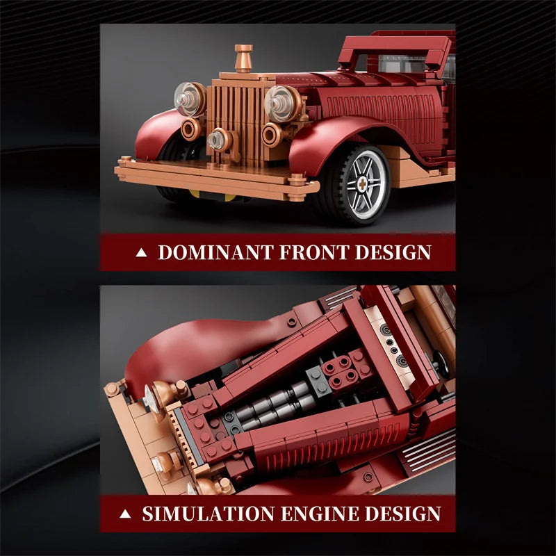 Reobrix 11033 Rolls-Royce Phantom Toy Car Building Blocks