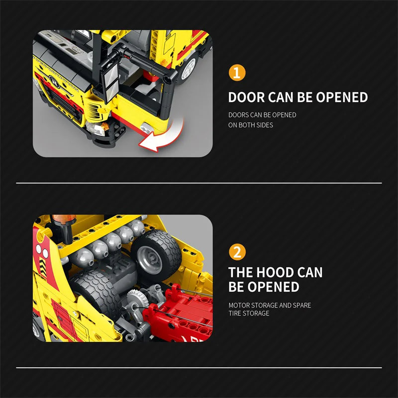 Reobrix 22012 Wrecker Truck Building Set