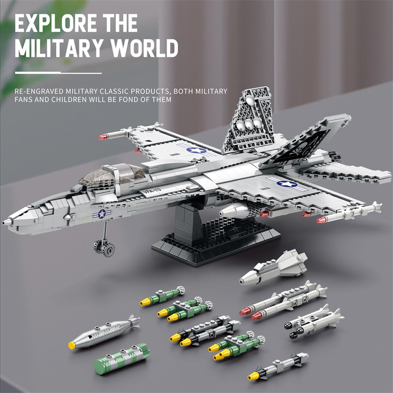 Reobrix 33022 F-18 Fighter Jet Building Sets
