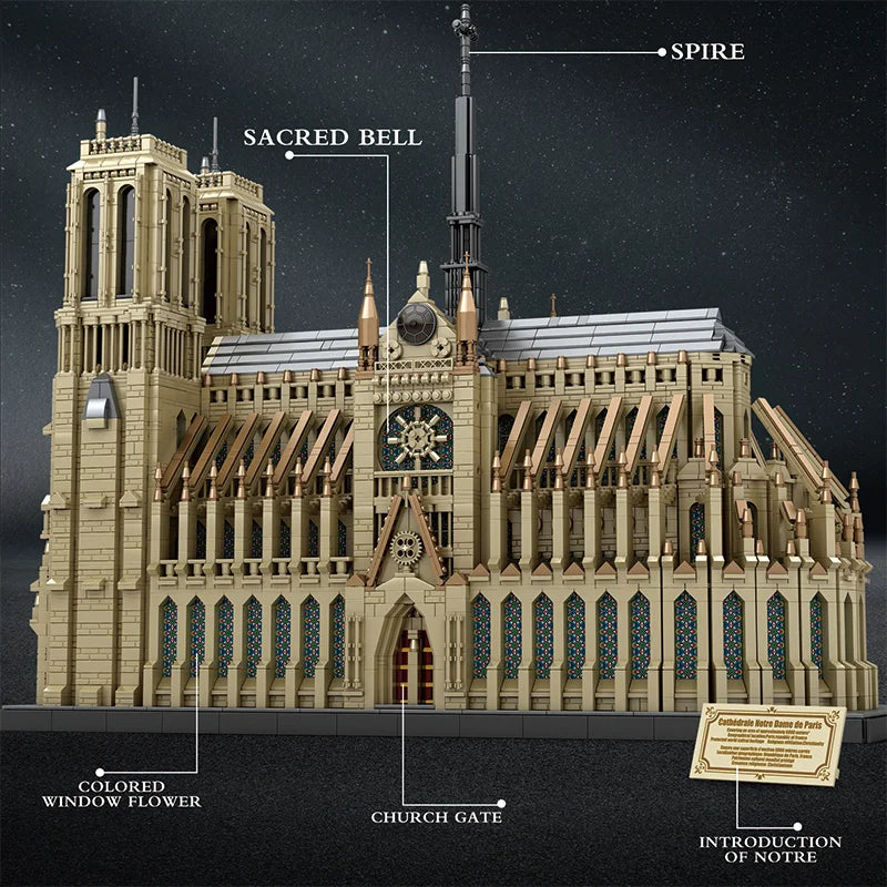 Reobrix 66016 Architecture Notre-Dame de Paris Building Set