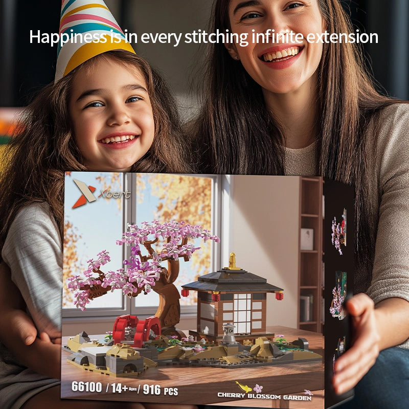 Xbert 66100 Cherry Blossom Garden Building Set
