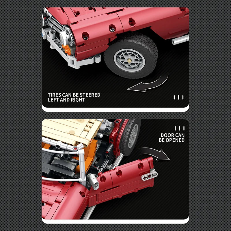 Reobrix 11005 Benz 280SL Toy Car Building Blocks
