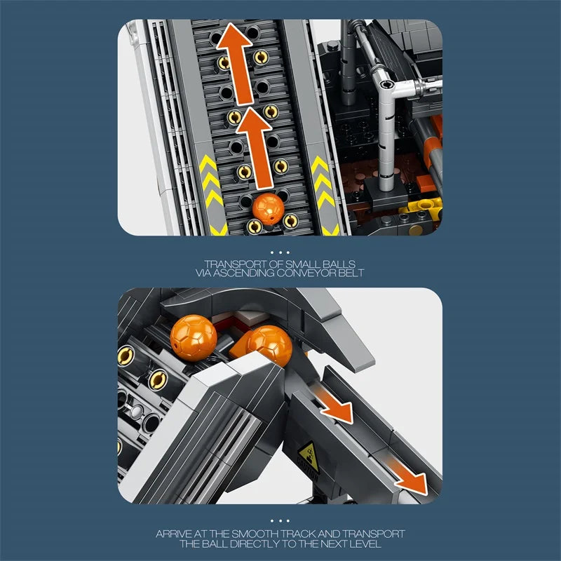 Reobrix 22023 Electric Mining Machine Building Set with Dual Motors and GBC Balls