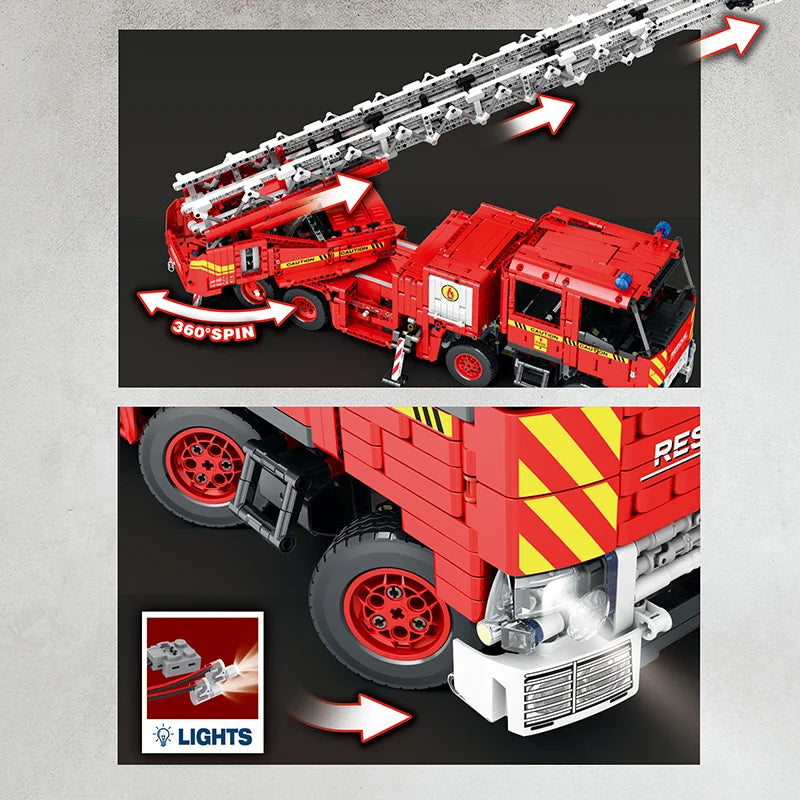 Reobrix 22005 Fire Engine Truck Building Set