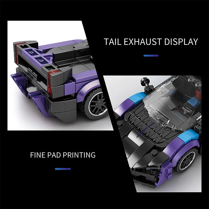 Reobrix 678 McLaren Saber Toy Car Building Set