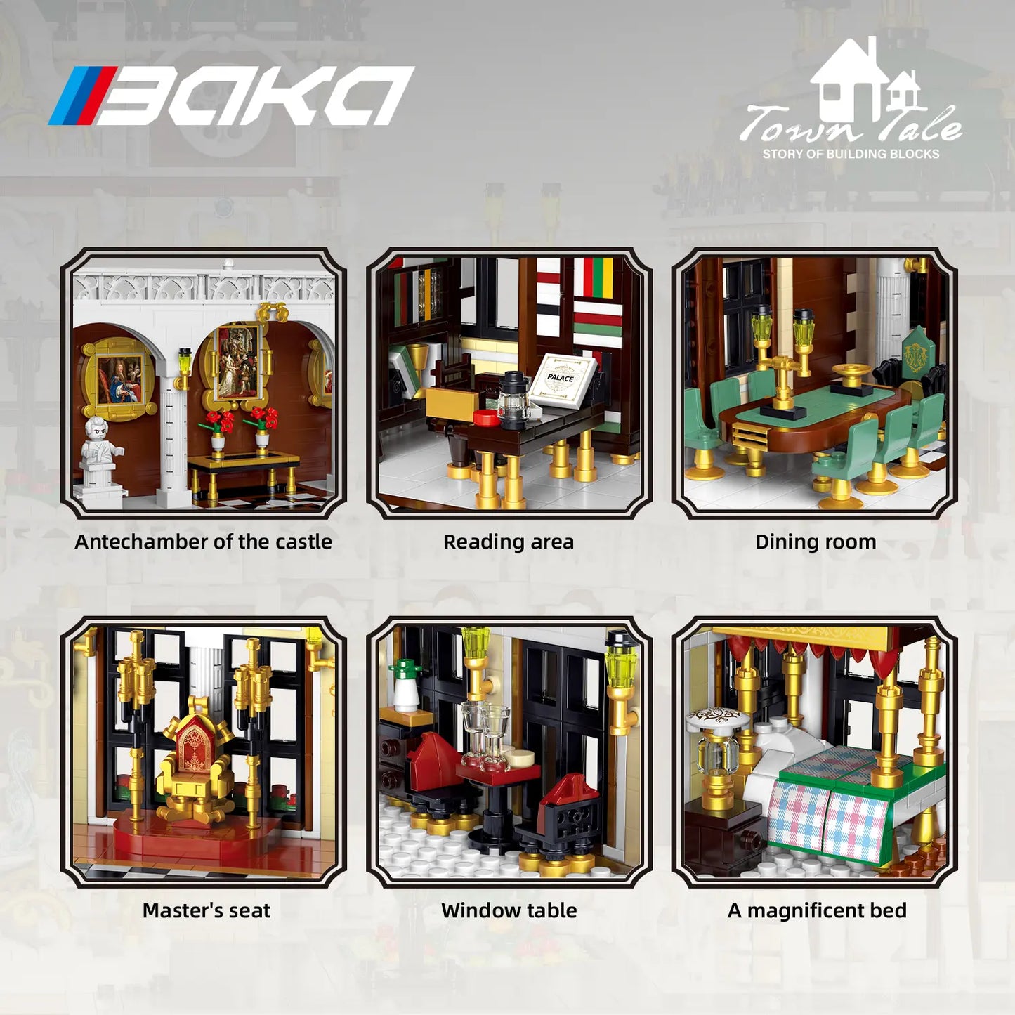BAKA 33221 Grand Palace Building Set