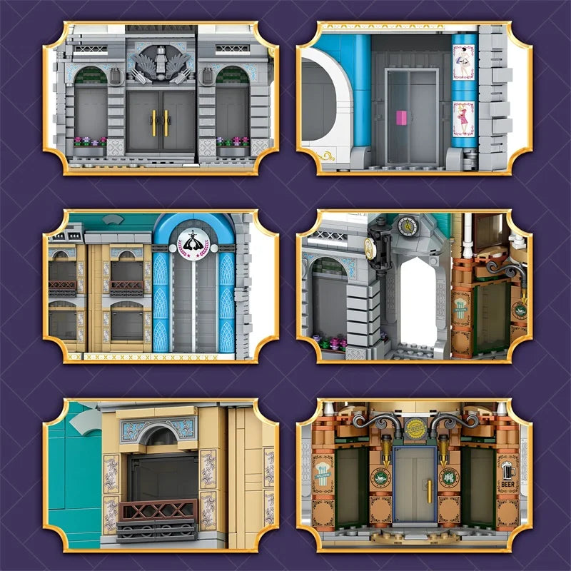 Reobrix 66032 Street Scape Book Building Blocks