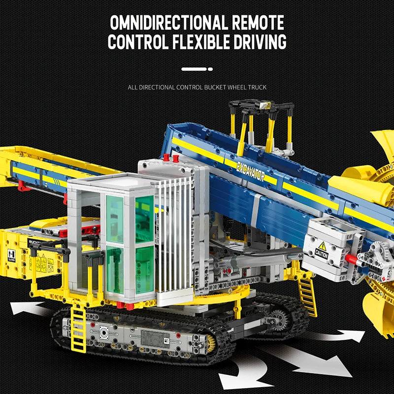 Reobrix 22017 Bucket Wheel Excavator Building Set